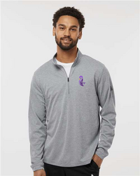 Adidas Gray Lightweight 1/4 Zip